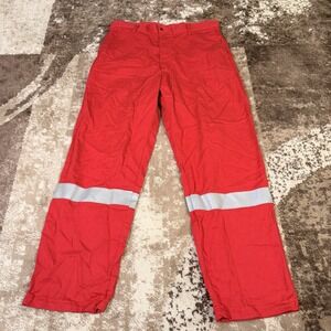 Neese Wear FR Pants Men's 38x32 Ultra Soft Hrc 2 Reflective Red Flame Resistant